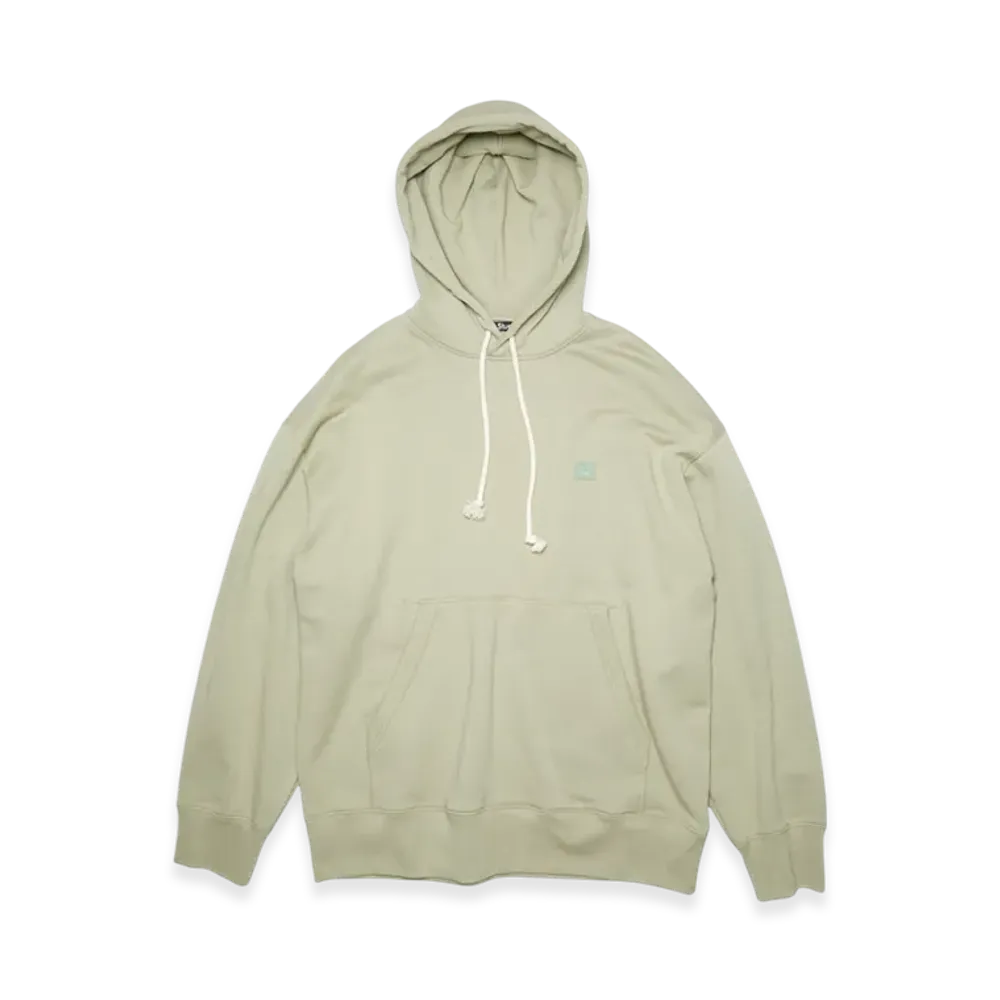 Acne Studios Farrin Face Oversized Hooded Sweatshirt "Eucalyptus Green"