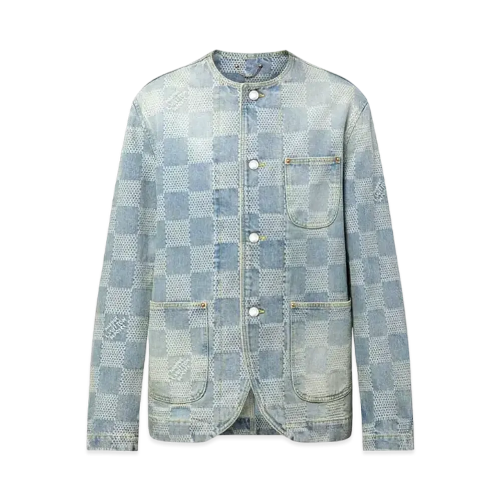 Louis Vuitton Damier Denim Chic Jacket "Indigo"