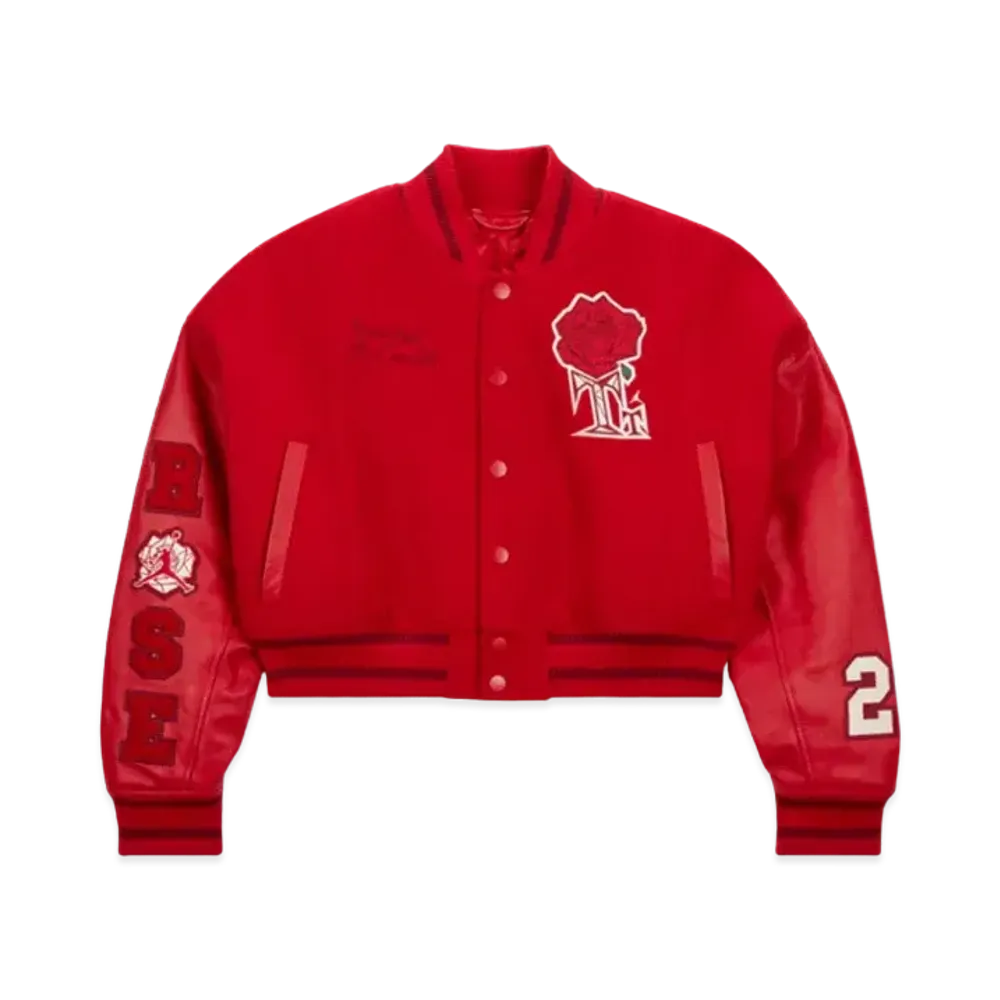 Jordan x Teyana Taylor Women's Varsity Jacket "Red"