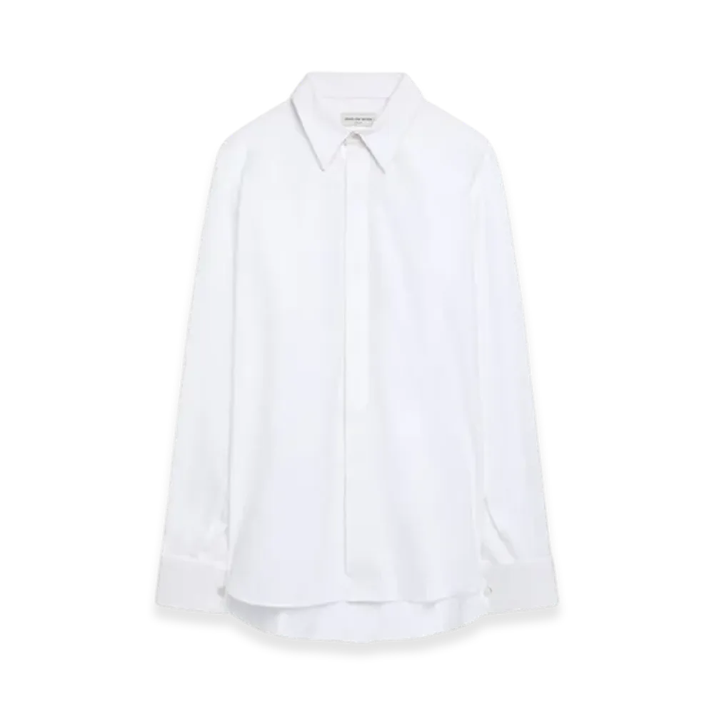 DRIES VAN NOTEN Tuxedo Shirt "White"