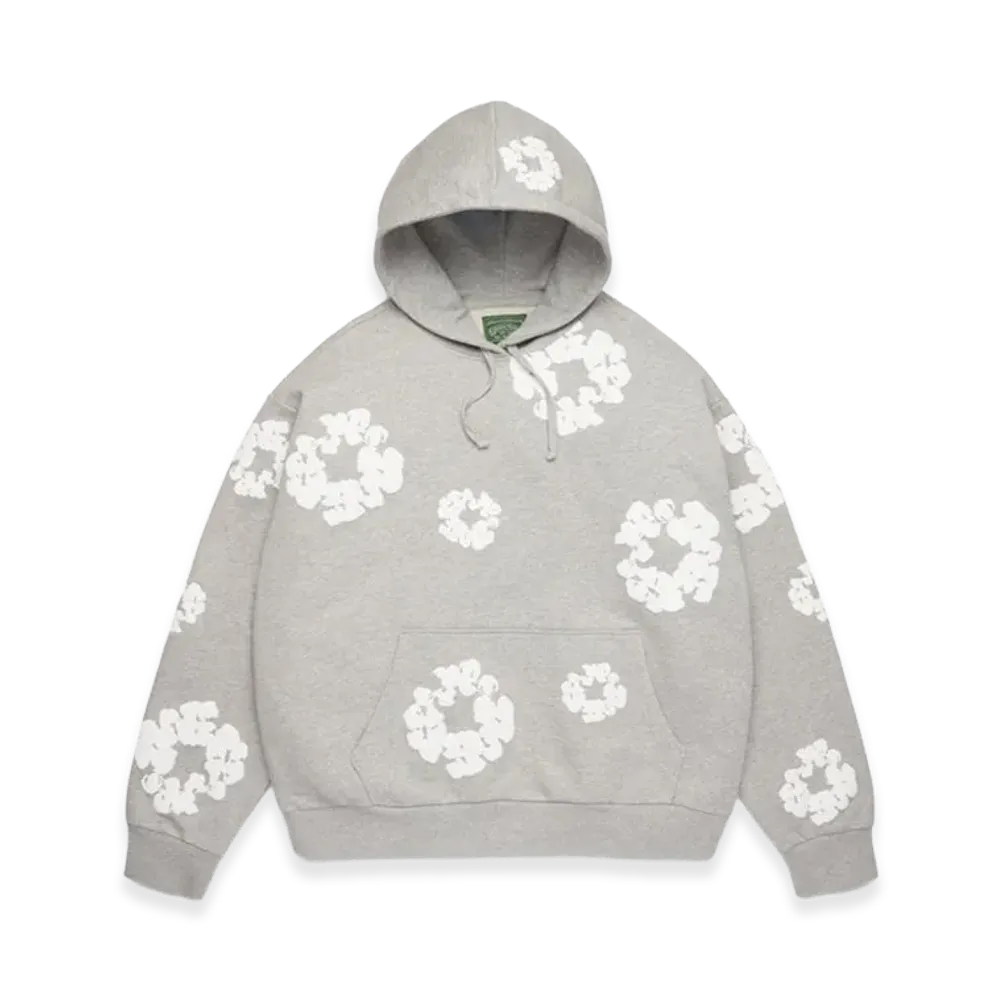DENIM TEARS Cotton Wreath Hoodie "Grey"