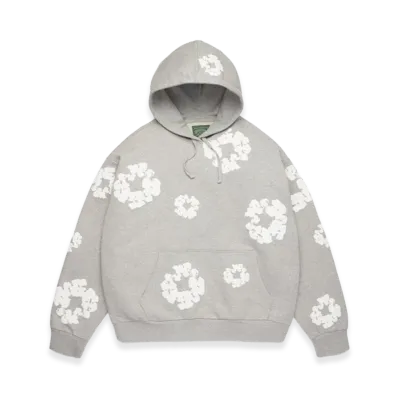 DENIM TEARS Cotton Wreath Hoodie "Grey"
