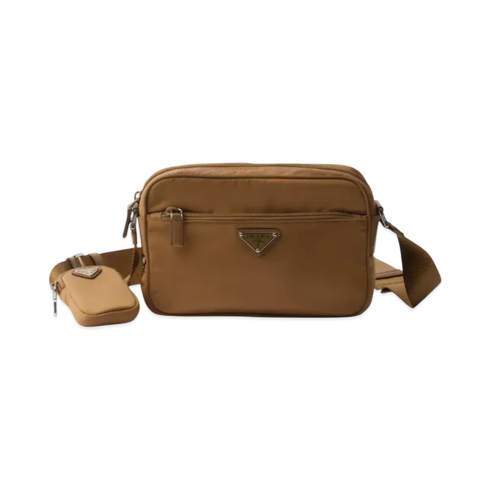 PRADA Re-Nylon Shoulder Bag "Brandy"
