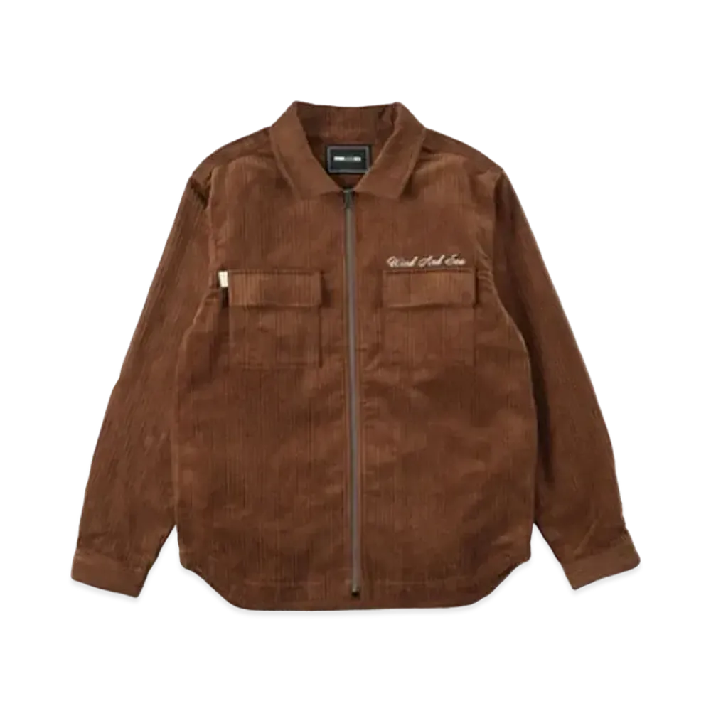 WIND AND SEA SDCL (WDS) Wide Wale Corduroy Jacket "Brown"