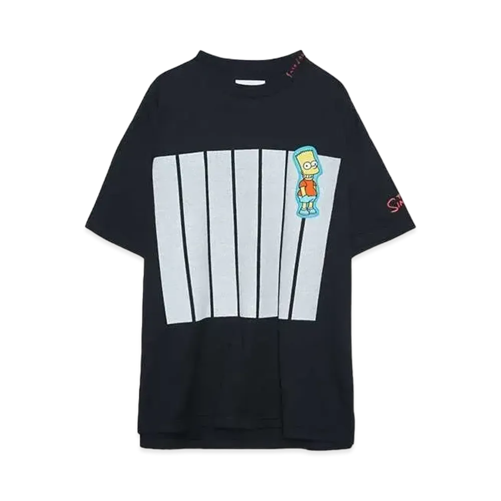 FACETASM The Simpsons/FACETASM 7BAR BIG TEE "BLACK"