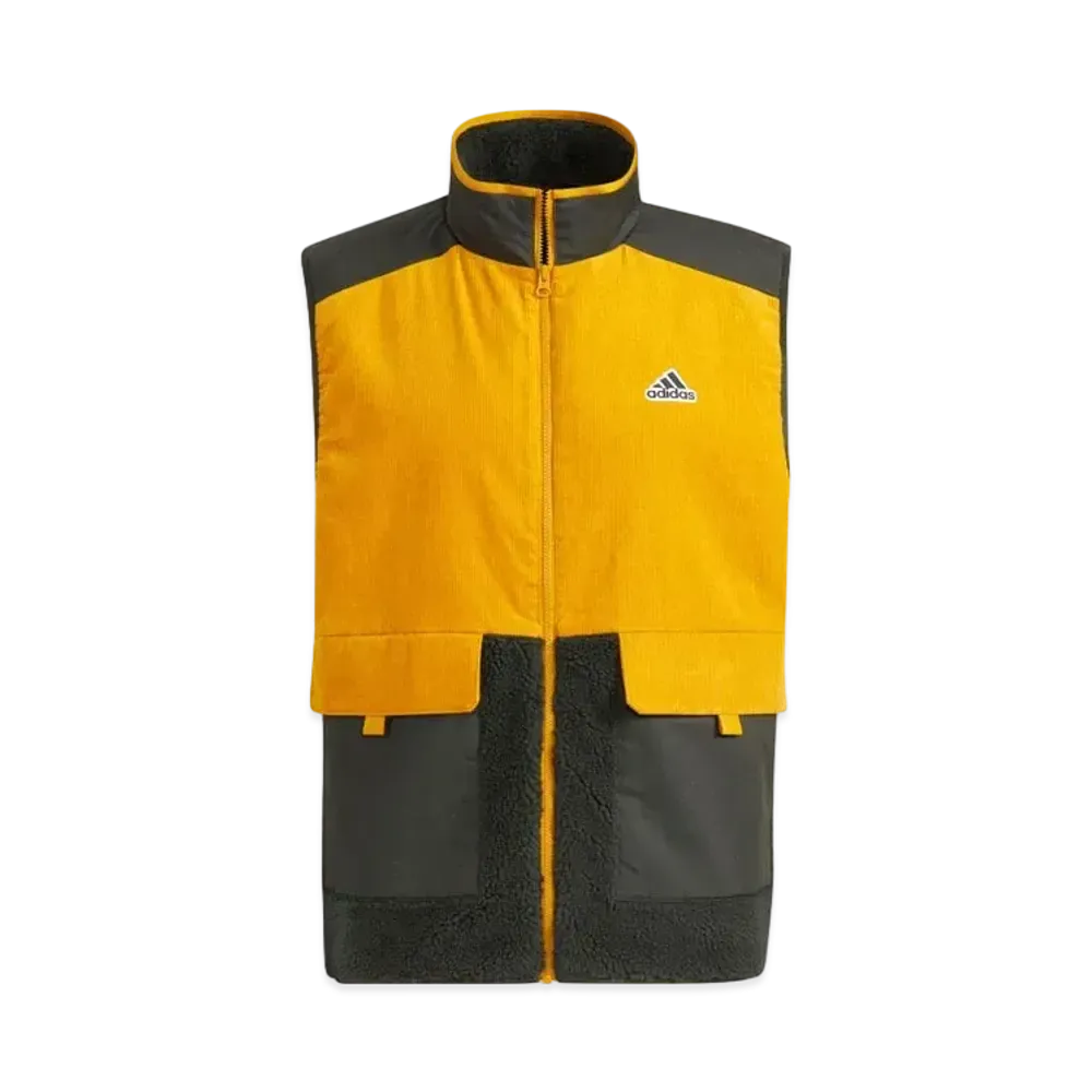 ADIDAS CORDUROY VEST "Legacy Gold/Black"