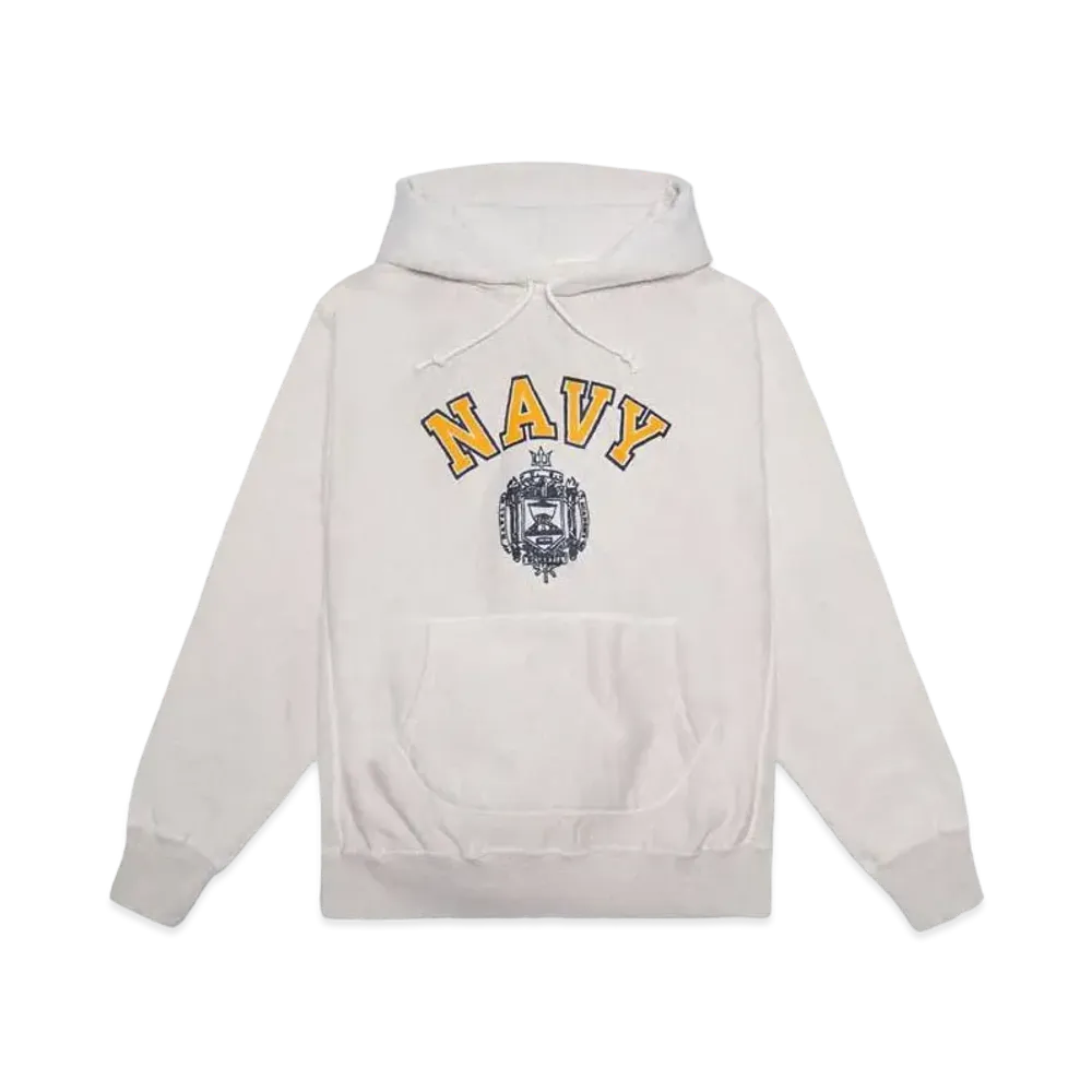 BOW WOW USN HOODIE 【UNISEX】 "M.GRAY AGEING"