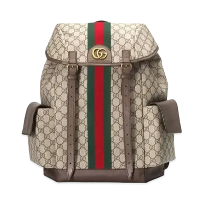 GUCCI Ophidia GG Medium Backpack GG Supreme "Beige/Ebony/Green/Red"