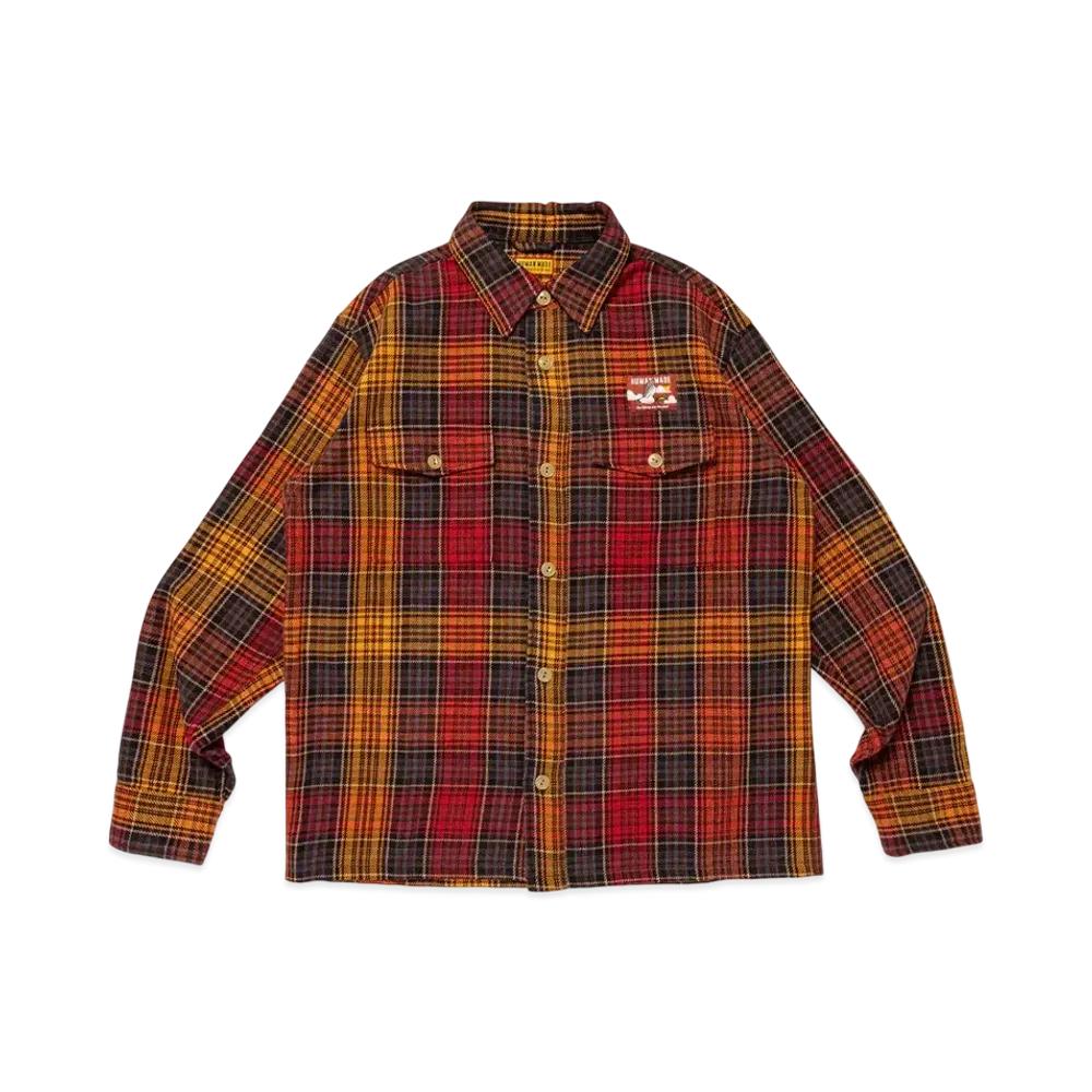 HUMAN MADE Check Shirt "Red"