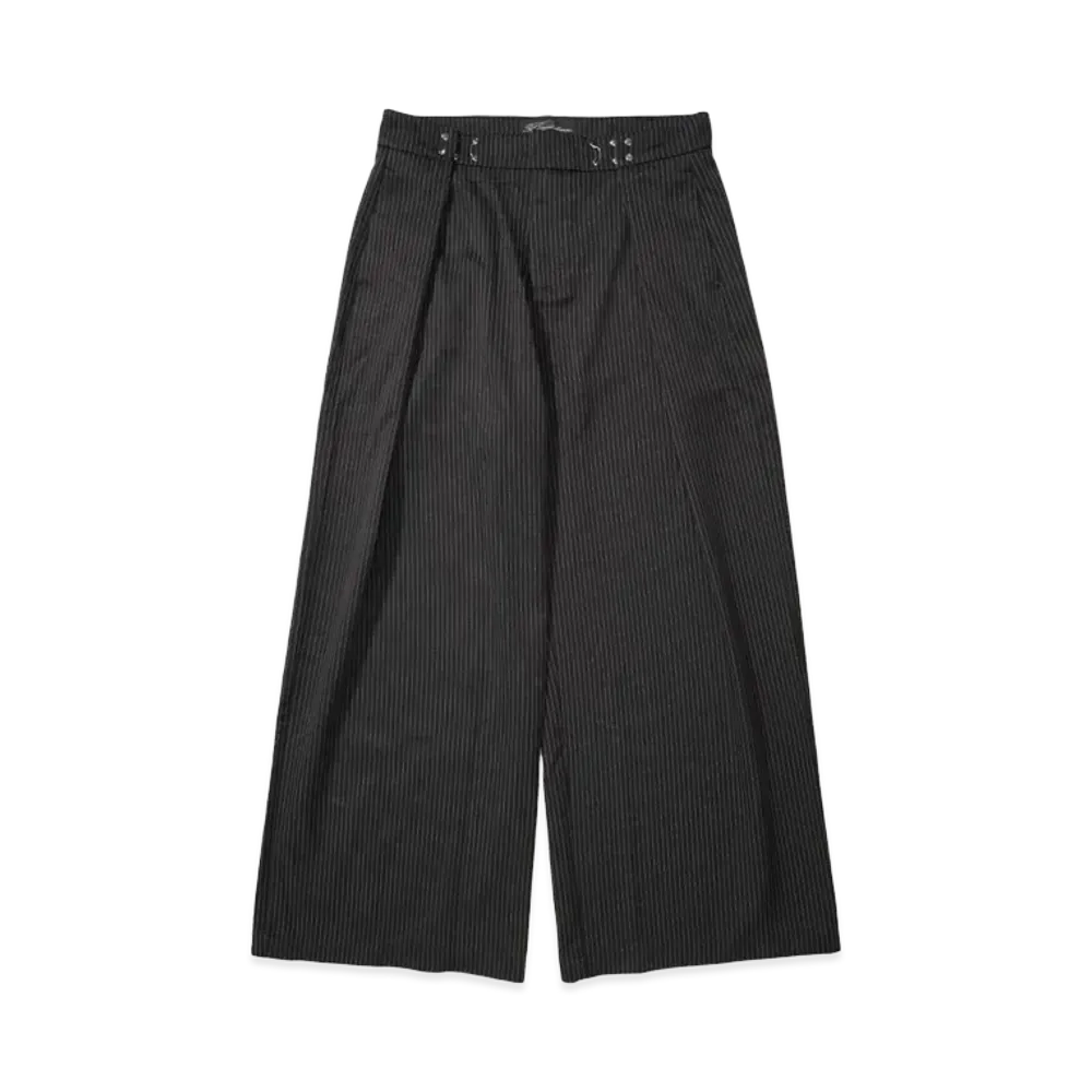 Basketcase CALDWELL, pinstripe slacks "BLACK/WHITE"