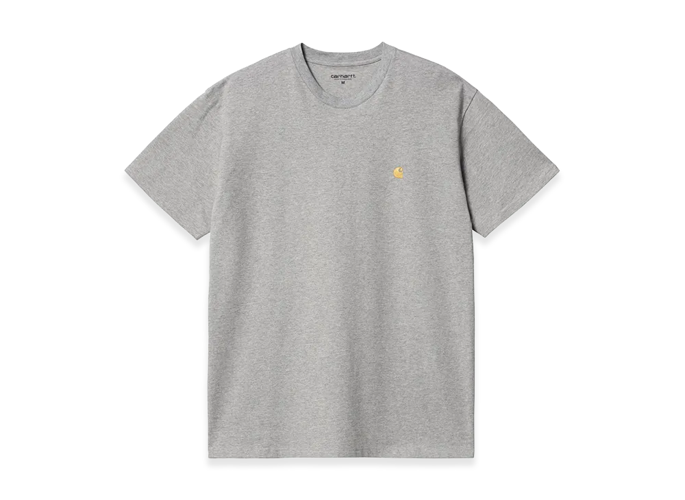 Carhartt WIP S/S Chase T-Shirt "Grey Heather/Gold"