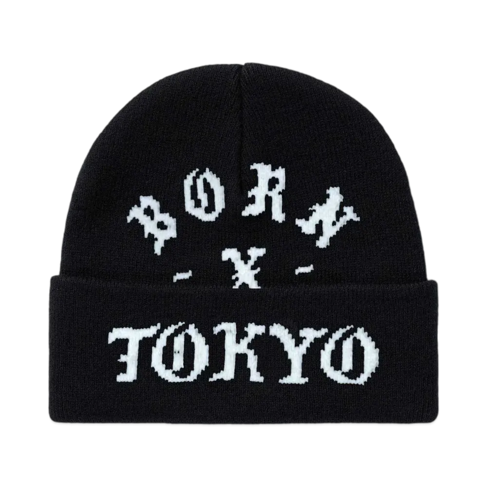 Born x Raised Beanie #1 "Black"
