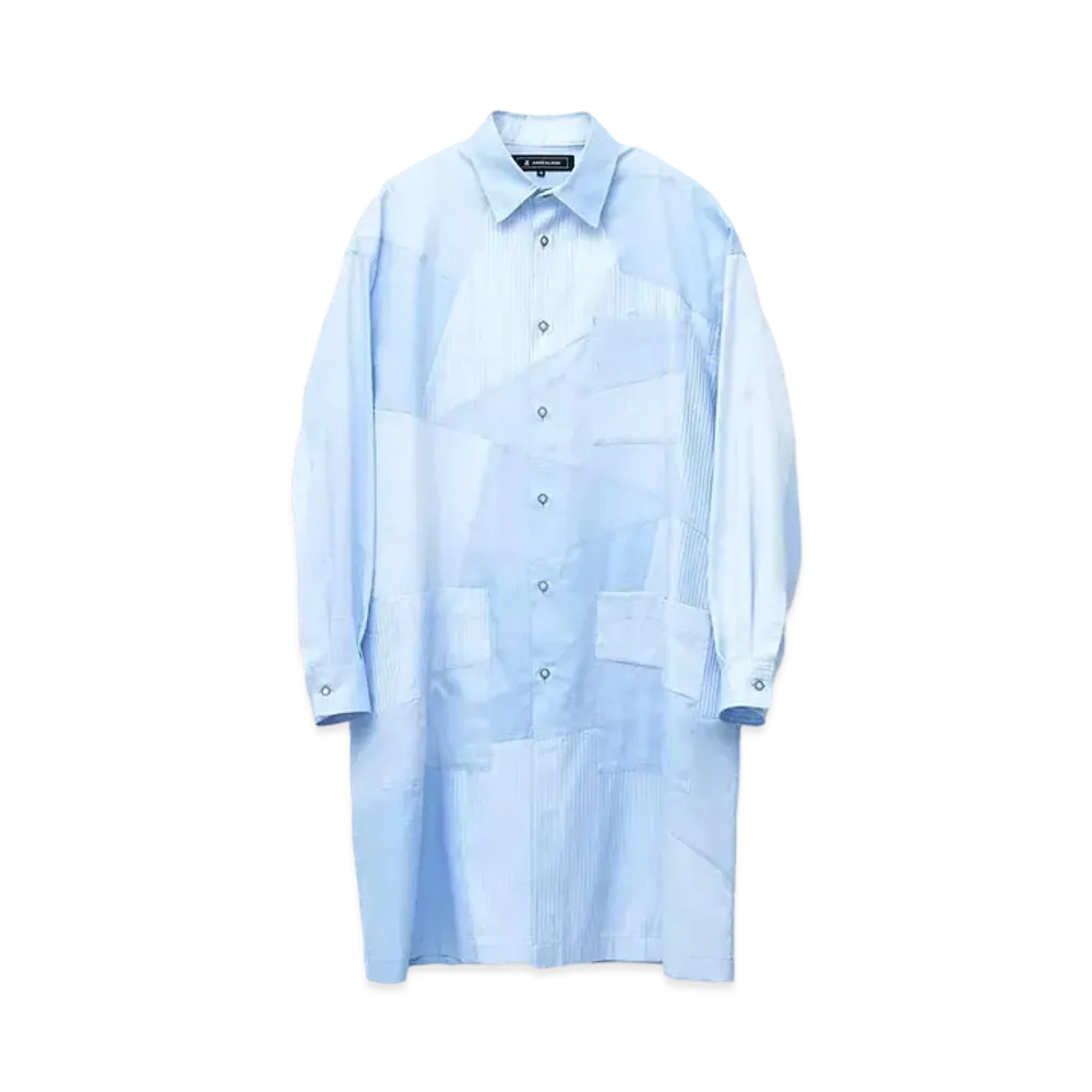 ANREALAGE Panel Patchwork Long Shirt "Blue"