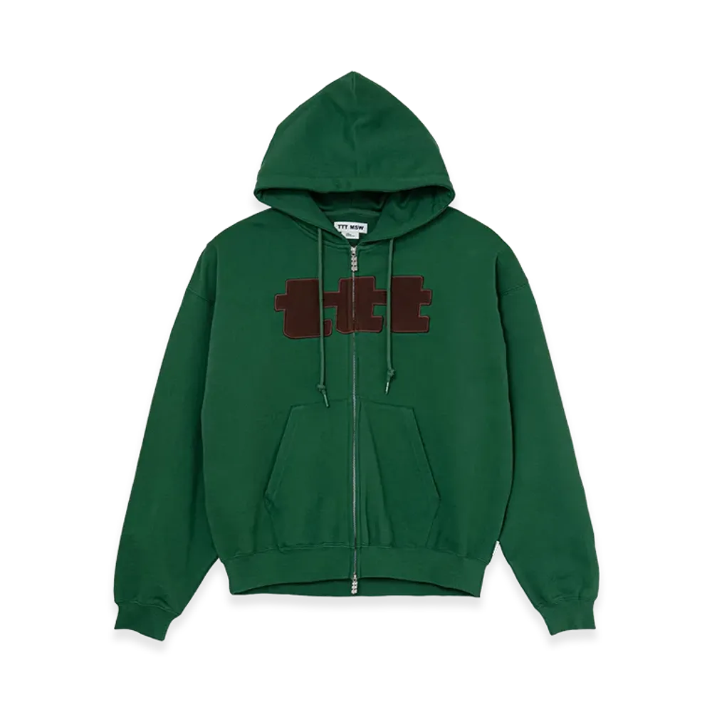 TTTMSW TTT Big Logo Zip Up Hoodie "Green"