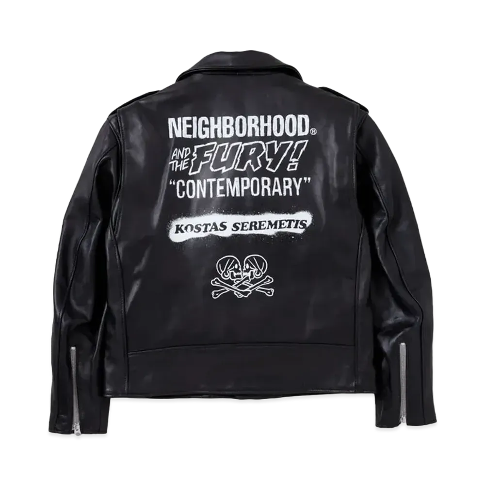 NEIGHBORHOOD x Schott x Kostas Onestar Riders Jacket "Black"