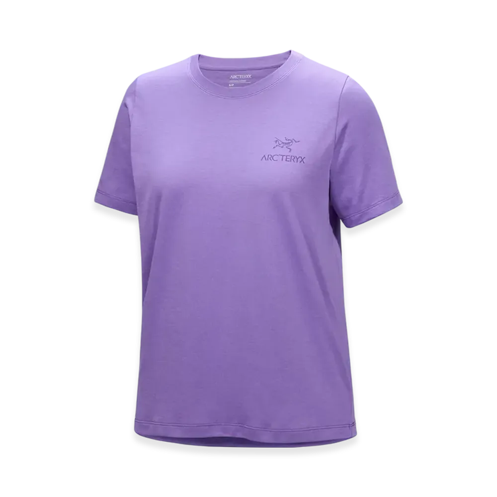 ARC'TERYX Women's Kragg SL Cotton Emblem Crew SS "Aster" X000009502