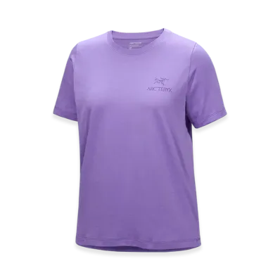 ARC'TERYX Women's Kragg SL Cotton Emblem Crew SS "Aster" X000009502