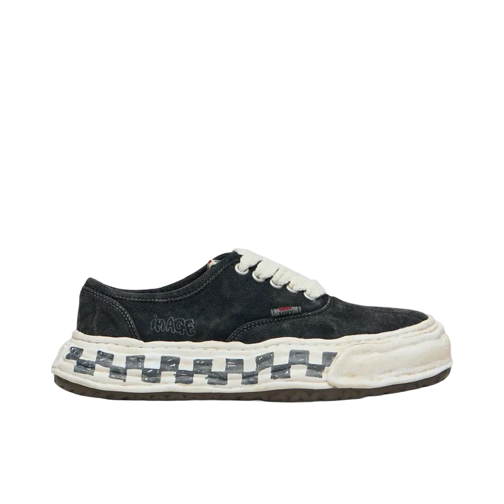 Maison MIHARA YASUHIRO BAKER 26 Graffiti Sole Low-top Sneaker "Black"