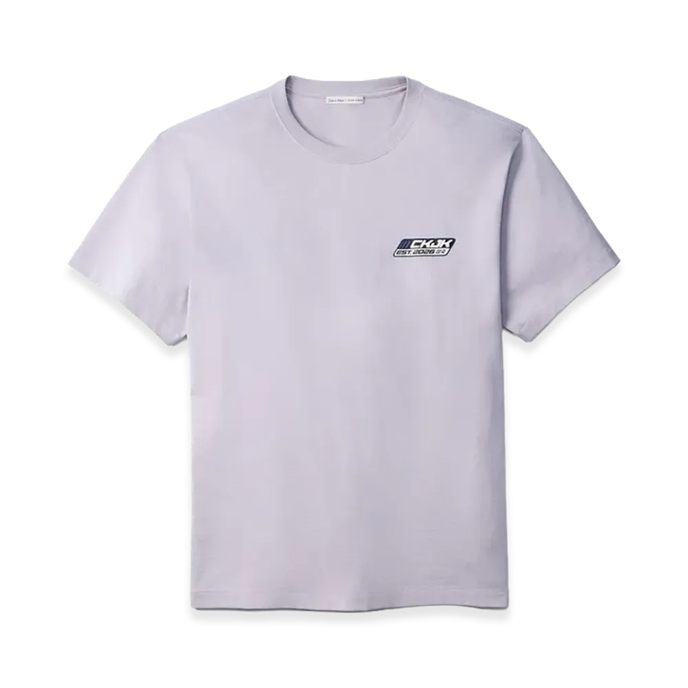 Calvin Klein x Jung Kook of BTS Logo Badge Relaxed T-Shirt "Sterling Silver"