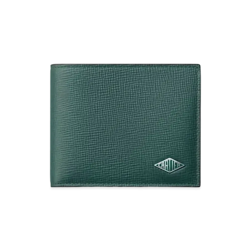Cartier Losange Small Leather Goods, Card Holder "Pine Green"
