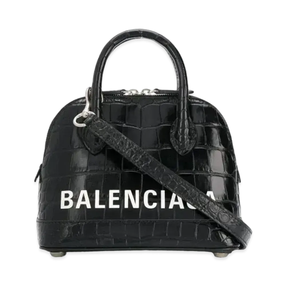 BALENCIAGA Leather Handbag "Black"