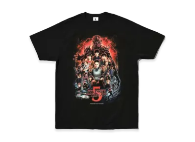 weber x Stranger Things T Shirt with Special Box (Season 5) "Black"