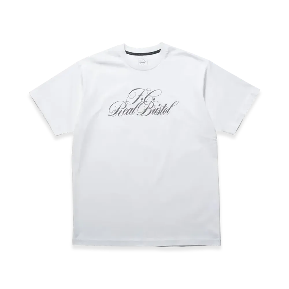 F.C.Real Bristol Script Tee "White"