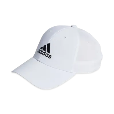 adidas Embroidered Logo Lightweight Baseball Cap "White/Black"