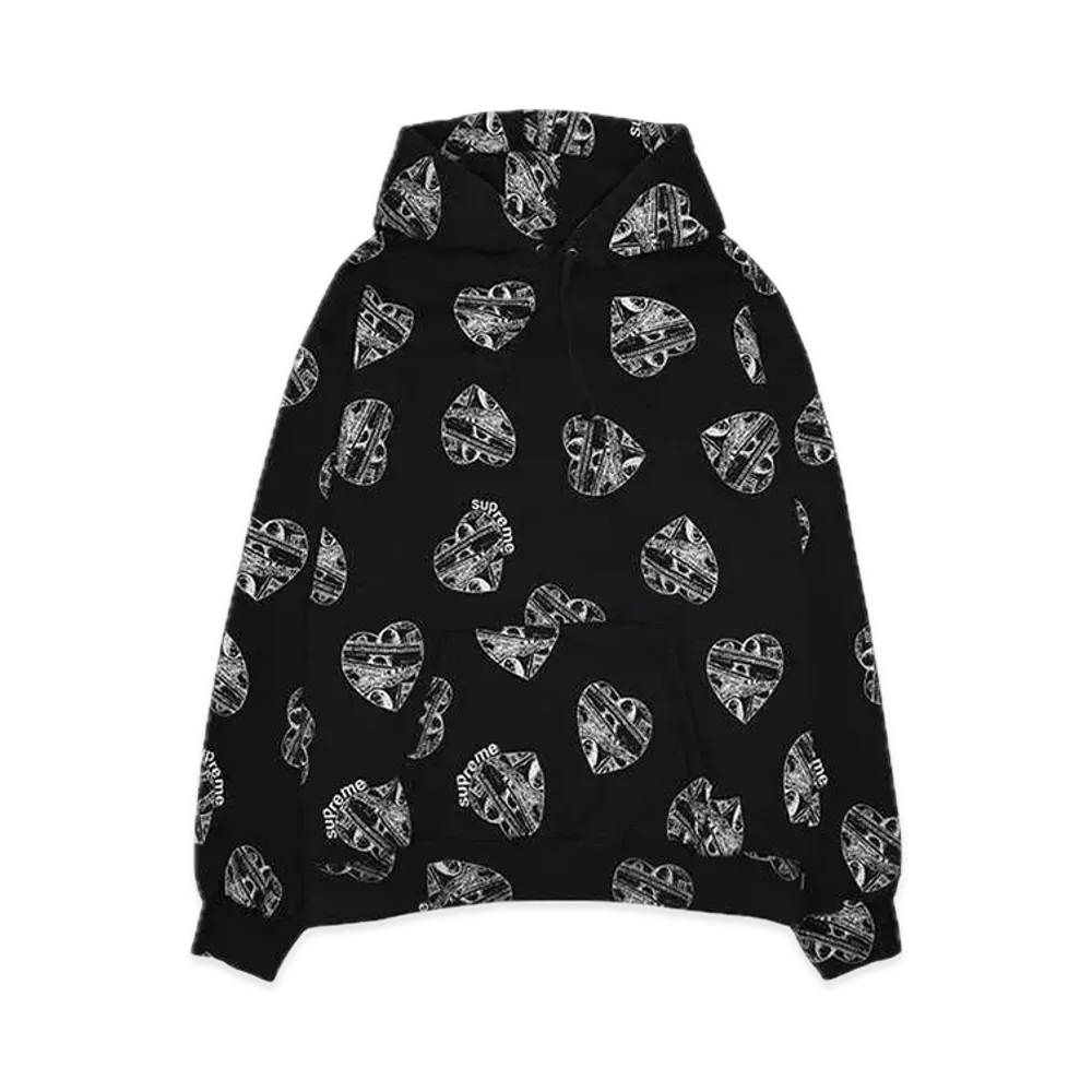 Supreme Love Cash Hooded Sweatshirt "Black"