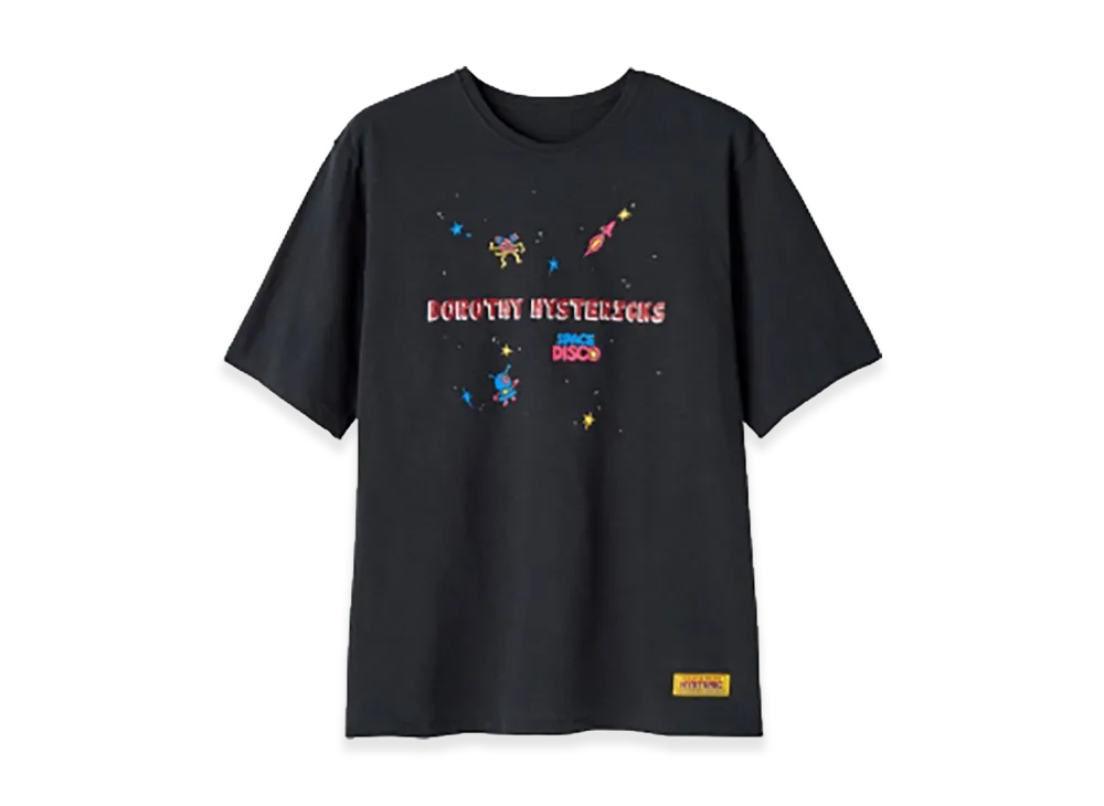 HYSTERIC GLAMOUR x DOROTHY HENDRICKS Space Disco Tee "Black"