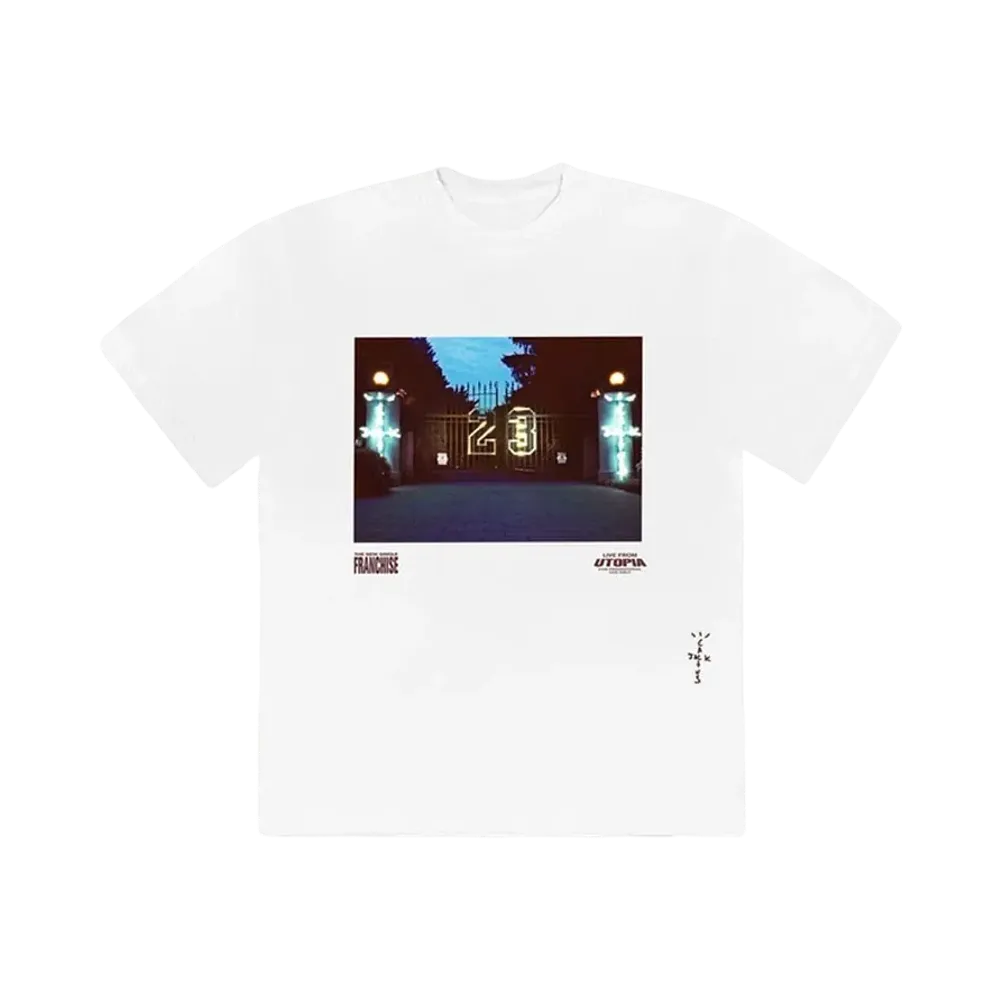 Travis Scott Cactus Jack Gates T-Shirt "White"