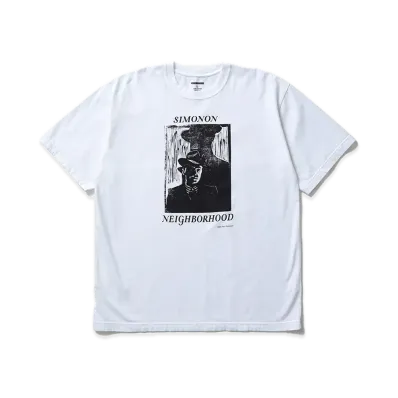 NEIGHBORHOOD x PAUL SIMONON Tee SS-1 "White"