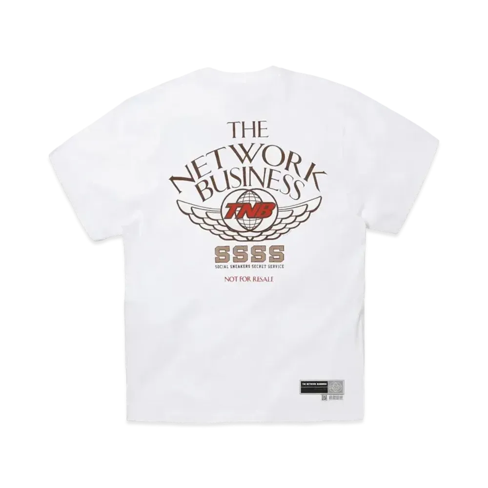 THE NETWORK BUSINESS WING T-shirt "White" TNBC013-0001