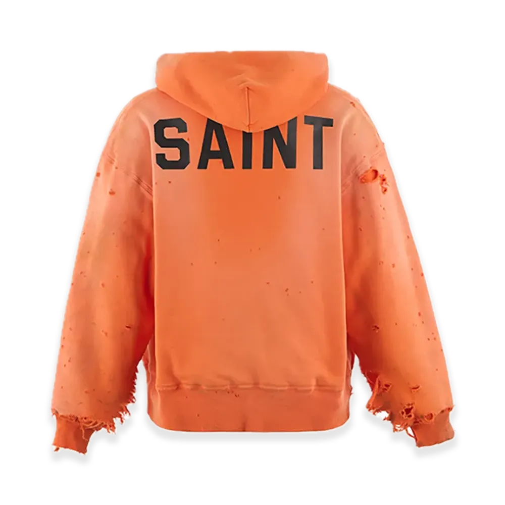 SAINT Mxxxxxx x BerBerJin BB DBL Face Hoodie "Orange"