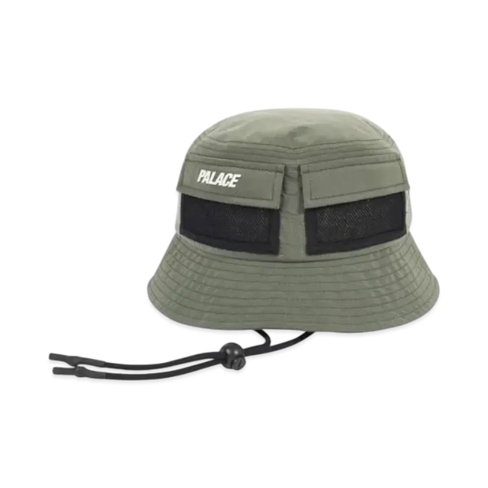 PALACE Utility Shell Bucket Hat "Olive"