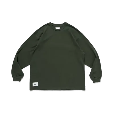 WTAPS OBJ 01 / LS / Cotton. Containing "Olive Drab"