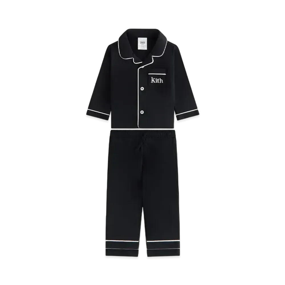 Kith Kithmas Baby Pajama Set "Black"
