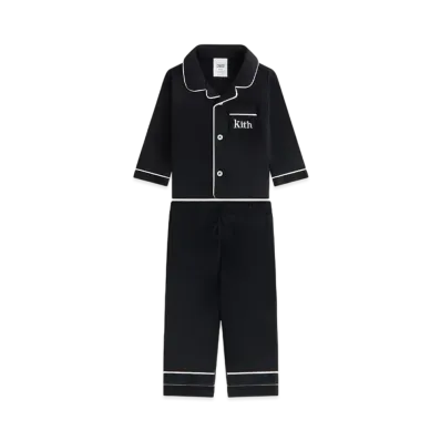Kith Kithmas Baby Pajama Set "Black"