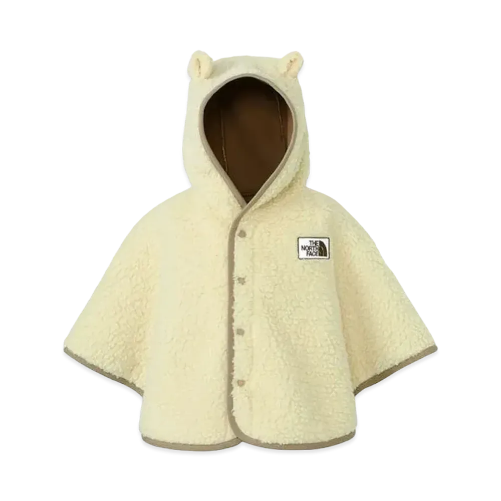The North Face Cuddle Fleece Poncho (Baby) "Gravel"