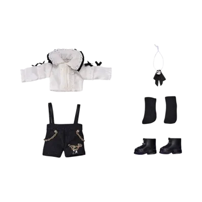 Good Smile Company "Nendoroid Doll" -Nendoroid Doll- Outfit Set: Suspender Shorts Set (White & Black)