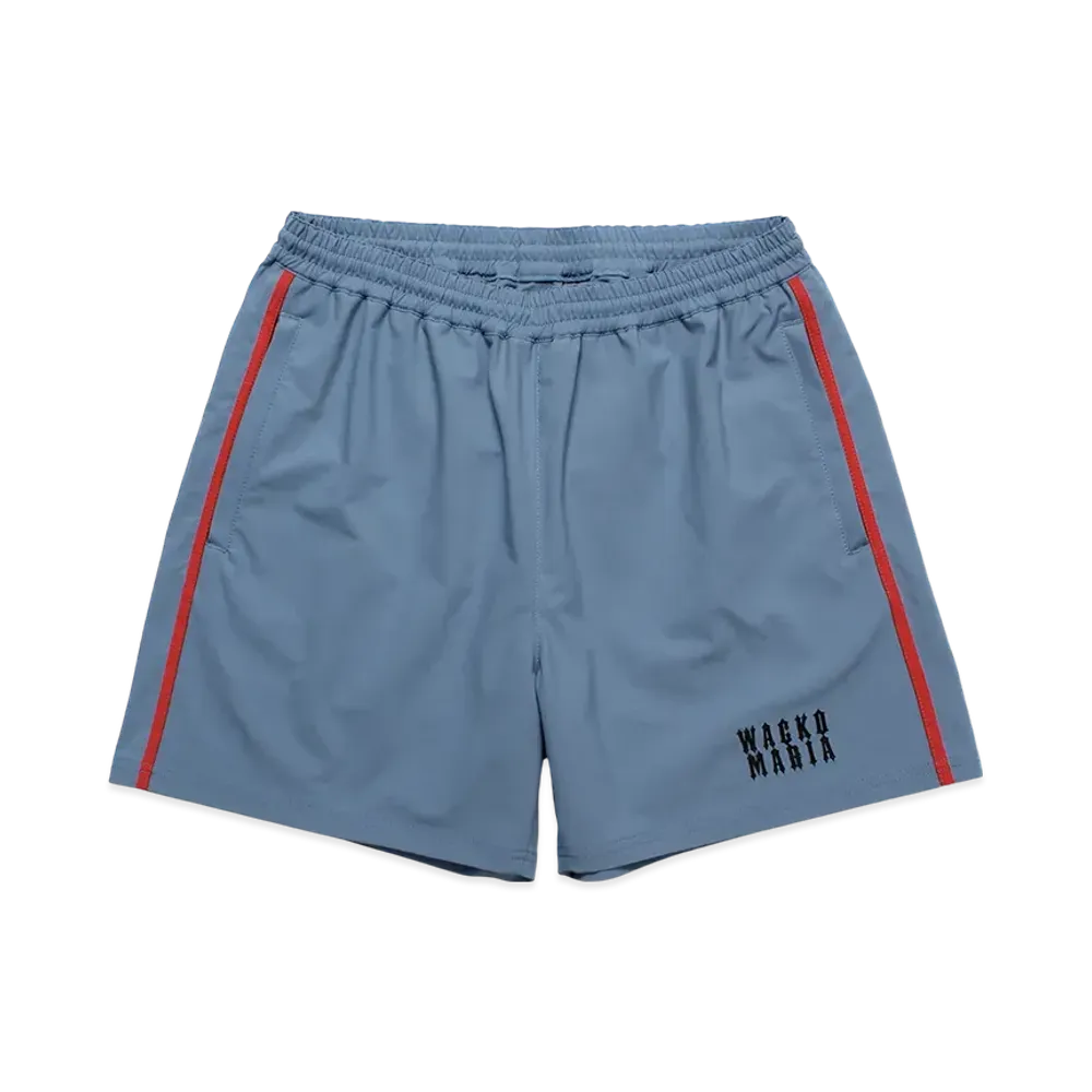 WACKO MARIA Nylon Board Shorts "Blue"