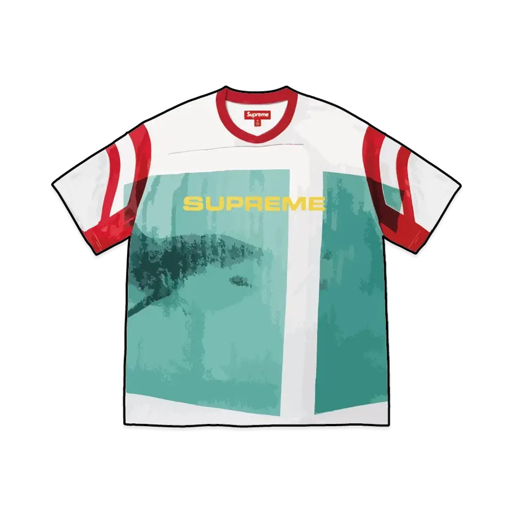 Supreme x Damien Hirst Soccer Jersey "White"