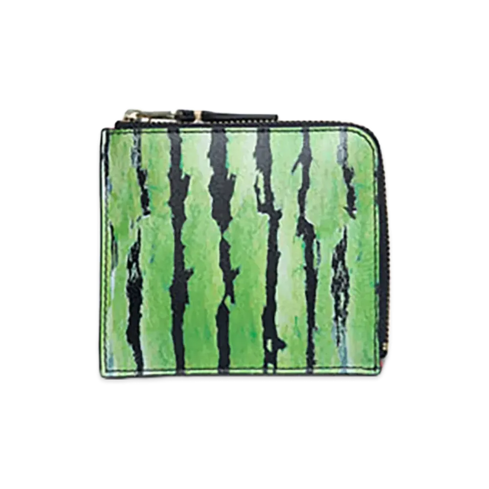 DENIM TEARS Rind Zip Around Wallet "Green"