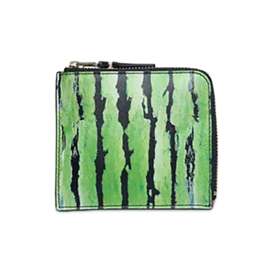 DENIM TEARS Rind Zip Around Wallet "Green"