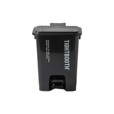 TIGHTBOOTH Logo Trash Can - M "Black"