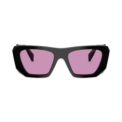 PRADA Women's Eyewear Symbole Sunglasses "Black/Violet"