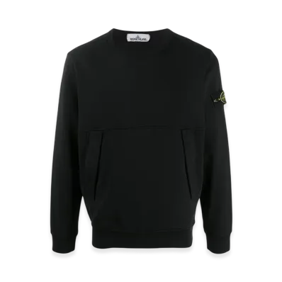 Stone Island 61151 Side Pocket Crewneck Sweatshirt - 20SS "Black"