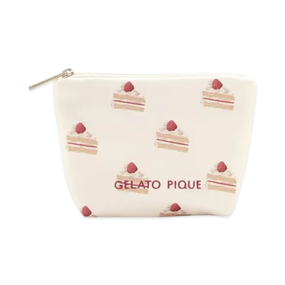 GELATO PIQUE Cake All Pattern Tissue Pouch "Off White"