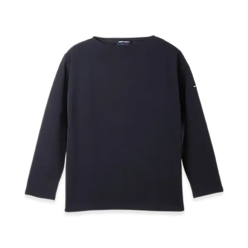 SAINT JAMES Boatneck Long Sleeve T-shirt Guildo "Navy"