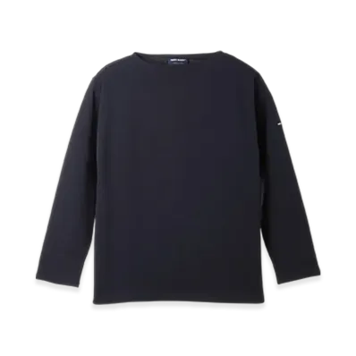 SAINT JAMES Boatneck Long Sleeve T-shirt Guildo "Navy"